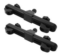 Sosoport 2pcs Car Mounted Seat Cooling Fan Car Fan Accessory Adjustable Suction Cup Mount Suction Bracket Kit Cooling Vehicle Black