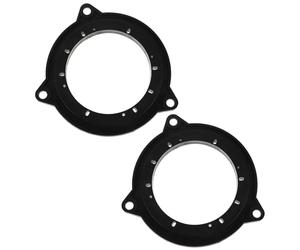 Sosoport 2pcs Car Speaker Adapter Bracket Gasket Spacer for Stereo Speakers Mounting Ring Compatible with Luxury Vehicle Models