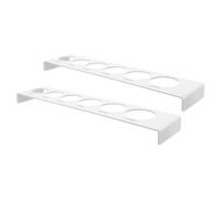 Sosoport 2Pcs Cherry Measuring Ruler with 6 Plastic Gauge Rings 24-34Mm Fruit Diameter Caliper for Accurate Size Classification in Kitchen and Farm Use