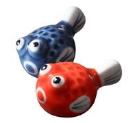 Sosoport 2Pcs Fish Chopstick Holder Japanese Style Cute Tableware Rest Lightweight Kitchen Decor for Home Dining
