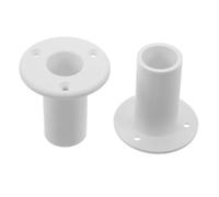 Sosoport 2pcs Folding Pontoon Ladder Insert Plug 25mm Nylon White Docking | Textured Surface, Tool Free Swaps and Single Handed Use, Fits Pontoon Accessories and Boarding Ladders