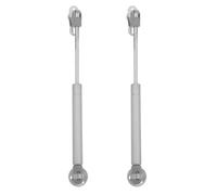 Sosoport 2pcs Gas Struts for Cabinet Doors with Hydraulic Lift Support, Silver Iron and Plastic Construction, 20n/4.4lb Weight, 10.6 Inch Length, Effortless Operation for Household