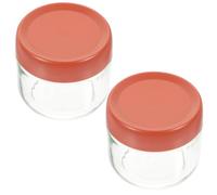 Sosoport 2pcs Glass Jar 280ml for Food Storage and Ingredient Preservation