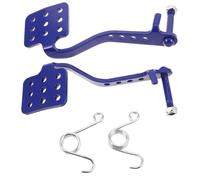 Sosoport 2pcs Heavy Metal Racing Bikes Pedals Throttle Replacement Footrest Durable Antislip Design for Secure Footing Easy Installation Compatible with Original Layout
