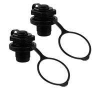 Sosoport 2pcs Inflatable Kayak Air Valve Spiral 24mm Screw Double Seal Boat Air Valve Adapter for Kayak and Paddle Board Inflation