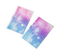 Sosoport 2Pcs Kalimba Chord Stickers for Beginners Durable Thumb Piano Scale Decals Note Labels for Easy Learning Fit for Tone Kalimba