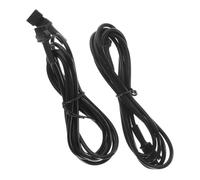 Sosoport 2pcs LED Light Extension Cable with Male and Female Connectors Cordless Rgbw LED Rock Lights Extension for Cars and Motorcycles Easy Plug and Play Installation Cord