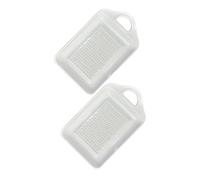 Sosoport 2Pcs Manual Garlic Crusher and Ginger Grinder Wear Resistant Kitchen Masher Bowls for Crushing Vegetables Fruits Meat and Food Complementary Use Easy to Clean White Ceramic