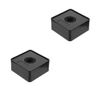 Sosoport 2pcs Mic Logo Flag Stand Mic Mark Microphone Accessory for Interview Microphone Compatible Logo Station and Pop Filter