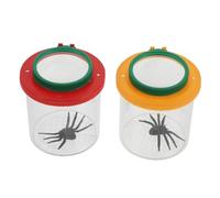 Sosoport 2Pcs Outdoor Insect Observation Box with Magnifying Viewer Educational for Explore Nature Enhancing Concentration and Observation Skills