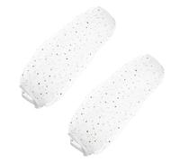 Sosoport 2pcs Parrot Cage Cover Nylon Mesh Protector, Medium Size 90-140cm Perimeter x 25cm Height, Dustproof Breathable Bird Cage Cover for Seed Catching and Spill Prevention, White Mesh