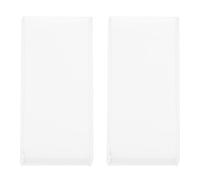 Sosoport 2pcs Path Glass Cuvettes Laboratory Standard Comparative Analysis Transparent Optical Glassware for Spectrophotometers and Photometers