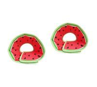 Sosoport 2pcs Pet Recovery Neck Collar Bite Headcover for Dogs and Puppies Watermelon Wounds and Injuries for Recovery
