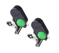 Sosoport 2pcs Plastic Fishing Alarm Bell Loud Alarm Waterproof Design Night Fishing High Sensitivity 3 Button Batteries Included