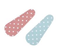 Sosoport 2pcs Scissor Protective Case Scissors Cover Leather Retro Design Delicate Easy to Store Prevents Injury for Sewing Lovers Dressmaking Accessories