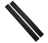 Sosoport 2Pcs Silicone Stove and Counter Gap Covers Heat Resistant Kitchen Stove Gap Fillers Easy to Install Dishwasher Safe Seal Strips for Cleaner Countertops Black