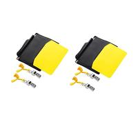 Sosoport 2pcs Soccer Referee Card Set Red and Two Metal Whistles Essential Accessories for Football Games Includes Easy Use Wallet and Score Planning Book