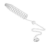 Sosoport 2pcs Stainless Steel Bird Fruit and Vegetable Basket Feeder for Parakeets and Cockatiels with Chain Hanging Accessory, No Waste Design for Outdoor Urban Wildlife Interactions