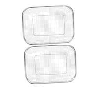 Sosoport 2pcs Stainless Steel Silverware Basket Dishwasher Utensil Organizer Cutlery Storage for Efficient Kitchen Drying and Space Optimization