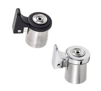 Sosoport 2Pcs Stainless Steel Whistling Kettle Spouts Replacement Flutes for Teakettle Nozzles with Automatic Whistle Sound Easy to Install Suitable for Stove Top Kettles and Gas Hob Use