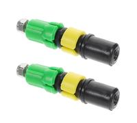 Sosoport 2pcs Trekking Pole Expansion Tubes 14mm Green Non-vibration Locking Accessories for Walking Stick and Hiking Poles Outdoor Use