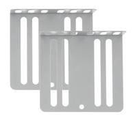 Sosoport 2pcs Universal Car Audio Stereo Bracket Mounting Kit for CD Player Dvd Navigation, Iron Fixed Support Frame Compatible Car Radio Installation, Secure Fit for Vehicle Dash