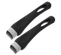 Sosoport 2pcs Universal Replacement Pan Handle for Fry Pan and Skillet, Ergonomic Heat-Resistant Bakelite Cookware Grip, Anti-scalding Pot Repair Accessory for Home Cooks and Students,