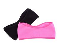 Sosoport 2pcs Warm Headband Polar Fleece Cold-proof Reusable Ear Warmer for Outdoor Sports Winter