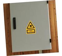 Sosoport 2pcs Warning Stickers Caution Safety Labels for Industrial and Laboratory Use Self-adhesive Security Signs for Enhanced Awareness and Accident Prevention
