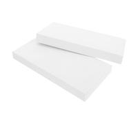 Sosoport 2pcs White Quadrate Eva Foam Boards for DIY Handicraft Making Tool Spreading Wings Feature, Plastic Material Suitable for DIY Projects and Experimental Equipment