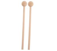 Sosoport 2pcs Wooden Xylophone Mallets for Boys and Girls 12.18 Inch Percussion Hammers Soft Tip Drumsticks for Glockenspiel Music Education Toys for Preschoolers