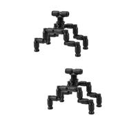 Sosoport 2sets Adjustable Pet Cooling Nozzles for Reptiles Rotatable Misting Sprayers Tank Humidity Enhancement for Lizard and Animals
