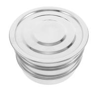 Sosoport 3 Tier Stackable Stainless Steel Sprouting Tray Kit with Lid, Mesh Shallow Structure and Raised Edges, Space Saving Design for Growing Microgreens and Sprouting Seeds in Compact