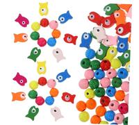 Sosoport 300pcs African Grey Parrot Toys Bird Training Blocks Wooden Building Toys Interactive Bird Supplies Mental Stimulation