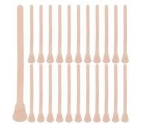 Sosoport 300pcs Double-Ended Stirring Stick Natural Wood Stir Sticks for Epoxy Resin Paint Crafts Pigment Mixing Tools for Jars