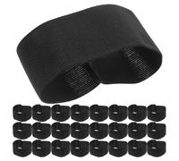 Sosoport 30pcs Black Elastic Mourning Armbands for Funerals and Memorials, Adjustable Black Arm Bands for Sports Events and Remembrance Ceremonies, Unisex Stretchy Funeral Wristbands