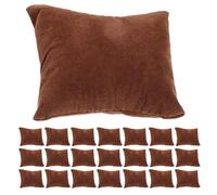 Sosoport 30Pcs Brown Velvet Watch Pillows Mini Cushions for Watch Display and Jewelry Box Bracelet Organizer Soft Plush Insert Pads for Small Business Packaging