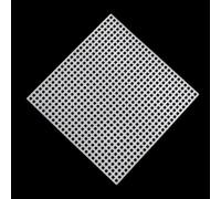 Sosoport 30pcs DIY Cross Stitch Mesh Sheet Plastic Meshes Cloth Multi-Purpose Cuttable White Premium Plastic for DIY Friends Bag Model and Woven Bottom Use