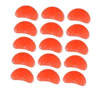 Sosoport 30pcs Mini Simulation Grapefruit Slices Charms PVC Cute Charms for Phone Case Decor Hairpins DIY Crafts Supplies for Creative Projects and Accessories