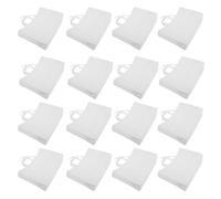 Sosoport 30pcs Plain White Tote Bag Non Woven Fabric with Handles Lightweight Blank Surface for Sublimation Suitable for Birthdays and Businesses Reusable Shopping Gift Bag