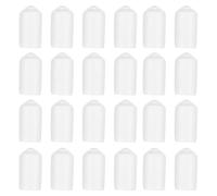 Sosoport 30pcs Silicone Airbrush Tip Caps Airbrush Nozzle Protective Cap White Enhanced Nozzle Protection Precision Fit for Painting and Modeling