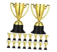Sosoport 32pcs Lightweight Plastic Mini Trophies for Safe Award Cups for Sports Competitions Kindergarten Party Favors and Contest Prizes