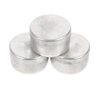 Sosoport 3pcs Aluminum Weighing Dishes for Laboratory Soil Collection Jar Practical and Easy to Use Weighing Can for Chemistry Teaching and Experiment Tasks