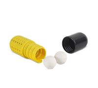 Sosoport 3pcs Capsule Odor Deodorizer ABS for Sneakers and Sports Shoes | Breathable Hollow Design, Fragrance Release and Drying, Suitcase or Shoe Cabinet Use, Blue Yellow Pink