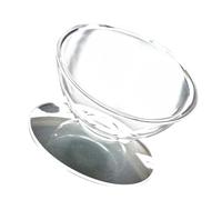 Sosoport 3pcs Elevated Pet Bowl Acrylic Food Water Container for Cats Dogs Ergonomic Design for Comfortable Eating Posture Easy to Clean Stable Base White
