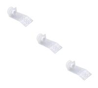 Sosoport 3pcs Floating Turtle Pier Suction Cups Acrylic Turtle Dock Basking Platform Easy to Clean Safe for Fresh Salt Water