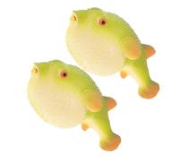 Sosoport 3Pcs Funny Stress Balls Adorable Cartoon Squeeze Elastic Stretchy for Office Desk for Parties and Pressure Relief