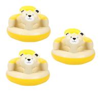 Sosoport 3pcs Inflatable Seat for Boy Girl Boy Girl Back Support Sit Me up Chair for Sitting for Bath Play