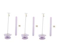 Sosoport 3pcs Interactive Cat Teaser Stick Toy for Kittens Lightweight and Portable for Indoor Play Promotes Exercise and Bonding Helps Biting Behavior Fun for Cats