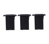 Sosoport 3pcs Pickup Battery Box for Guitar Bass Replacement Battery Case Holder for Active Pickup Systems Included